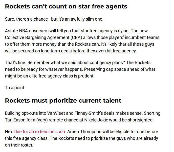 NBA专家, 首先, 他们不会去 NBA专家, 首先, 他们不会去